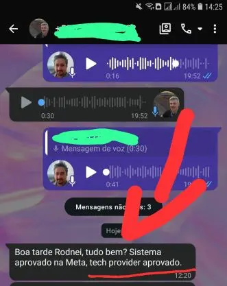 Depoimento de membro